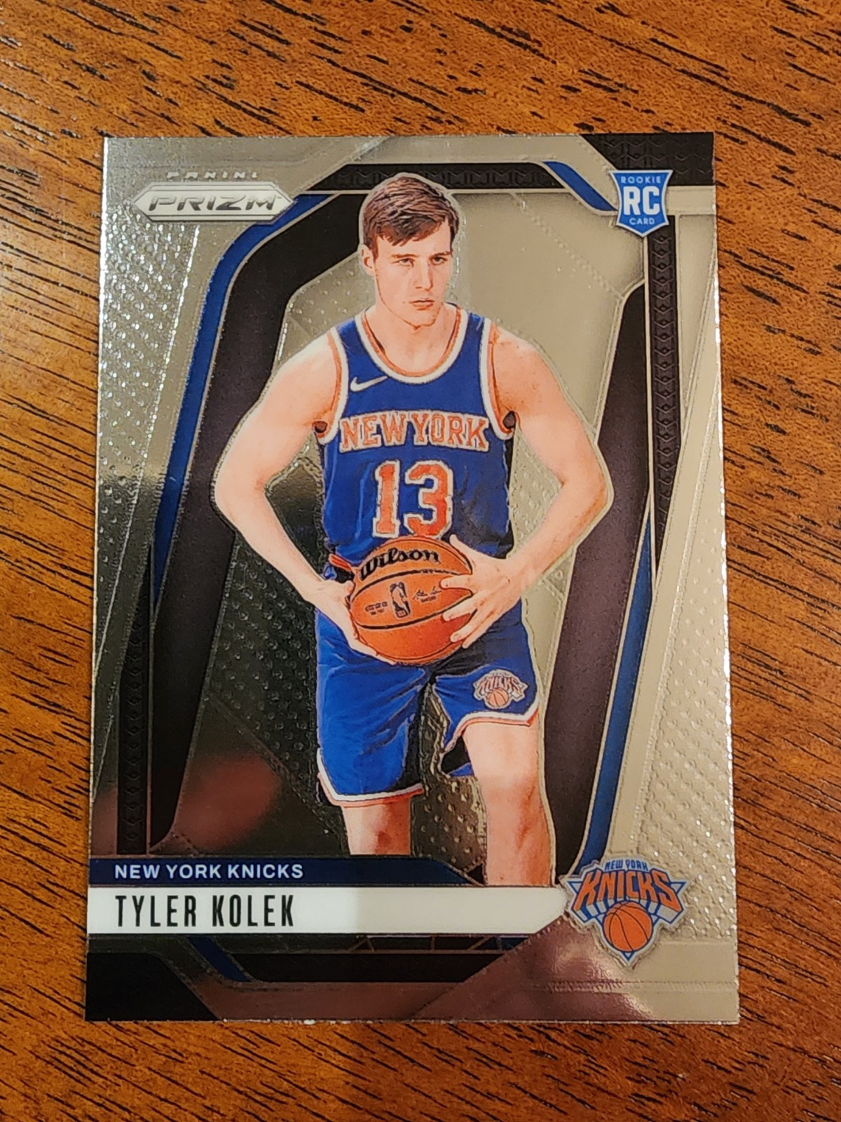 225 Tyler Kolek RC Rookie Card New York Knicks 2024-25 Panini