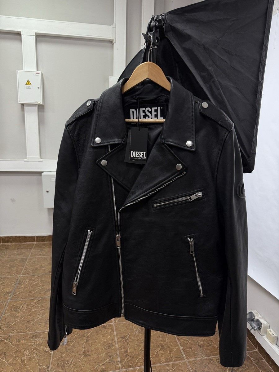 ❗️NEW 🇺🇸 Diesel Biker Sheepskin Leather L-Garrett-R-New Jacket