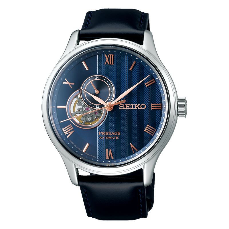 SEIKO PRESAGE ZEN GARDEN SAKURA BY NIGHT Open heart Automatic