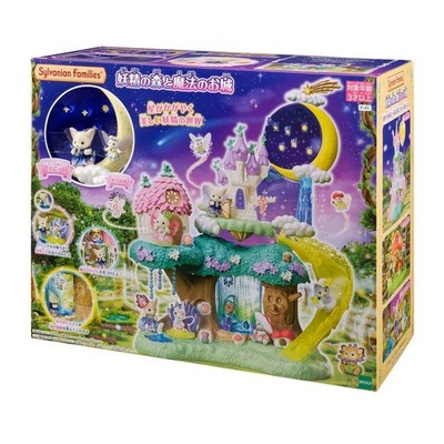 Sylvanian Families Fairy Forest and Magical Castle w/ Doll PSL