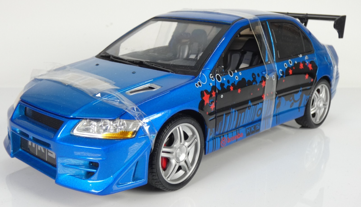 Mitsubishi Fast Furious Tokyo Drift 1:18 Lancer Evo 7 VII Toy Car