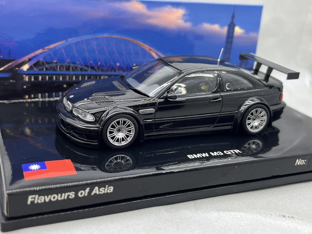 🇺🇦 1:43 Minichamps BMW M3 GTR E46 Street 2001 Black 46 3 Need