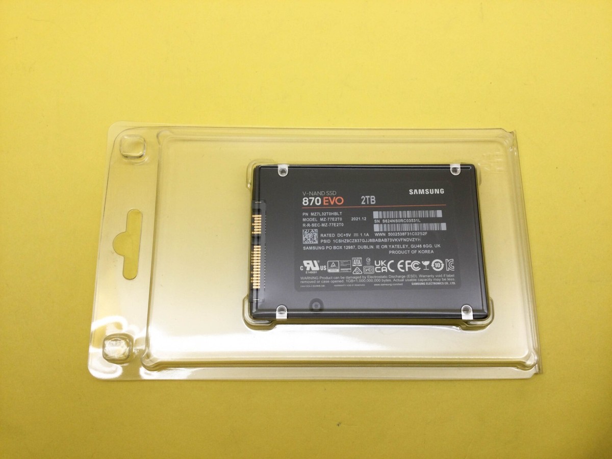 Samsung 870 EVO Series 2TB SATA 2.5