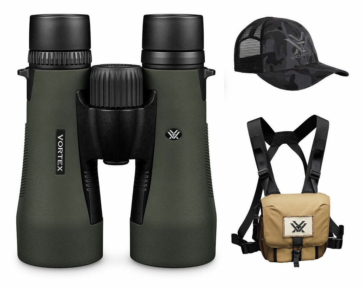 Vortex Diamondback HD 12x50 mm Binoculars w/ Vortex Harness Case