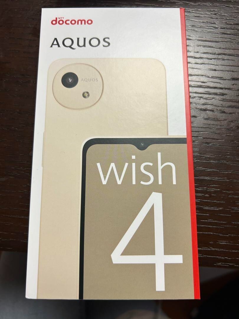 New model, brand new, unused, Docomo AQUOS wish4 SH-52E, white