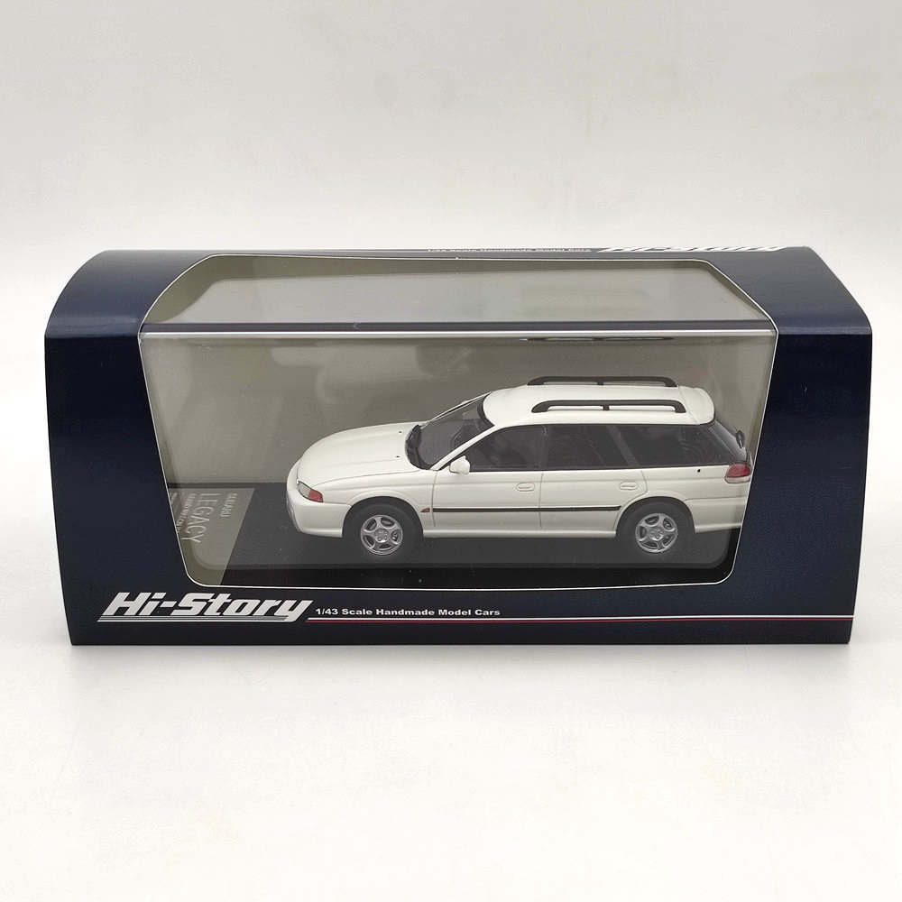 Hi-Story 1/43 Subaru Legacy Grand Wagon 1996 White HS324WH Resin