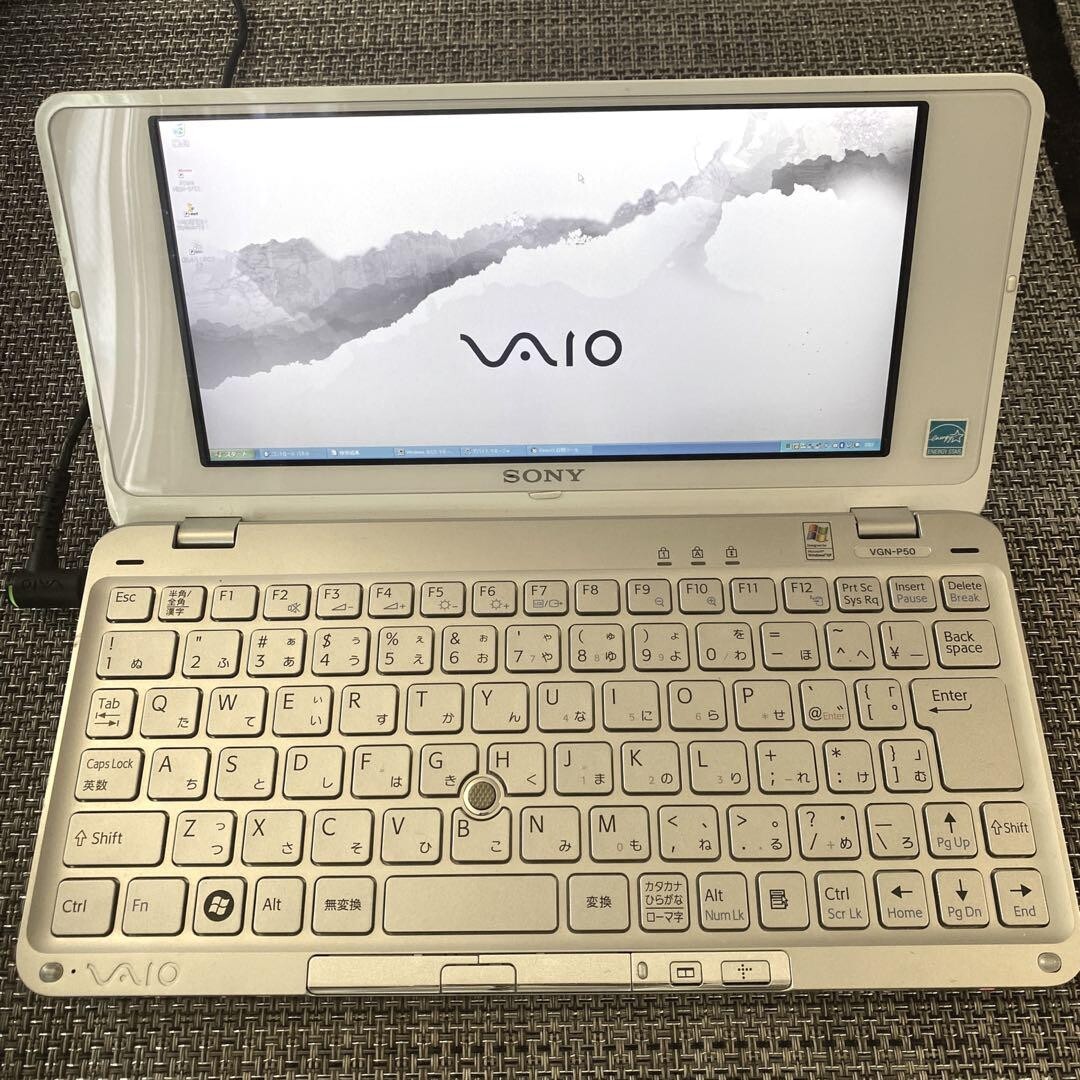 Sony Vaio VGN-P50W Crystal White Laptop PC Ultra ATA 80GB Onboard