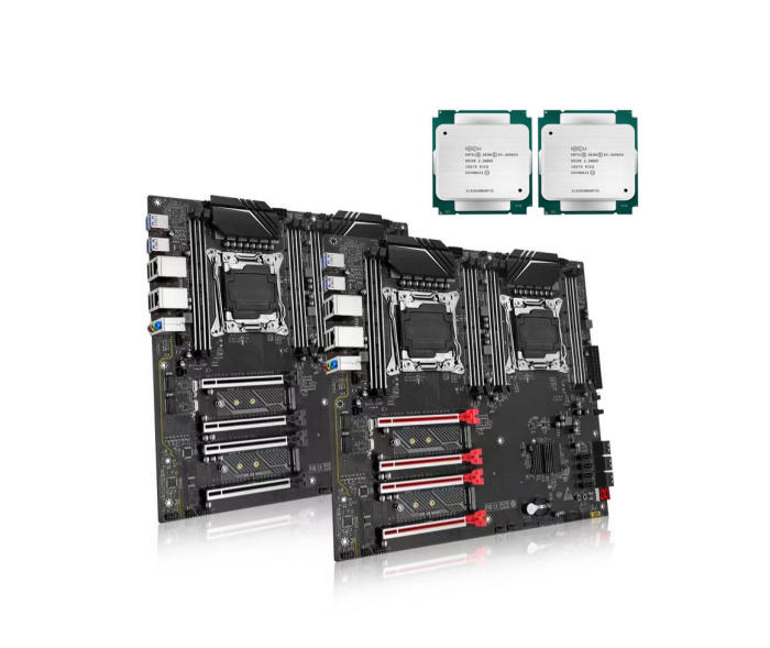 X99 D8 MAX LGA2011-3 Motherboard+2x Intel Xeon E5 2680 v4 28c/56t