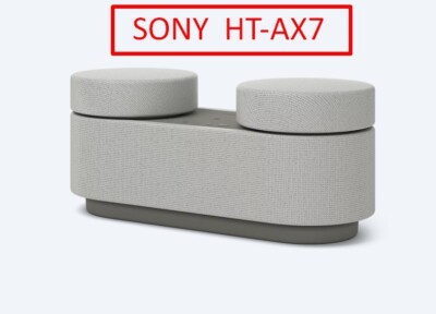 Sony HT-AX7 Portable Theater System Speaker Gray Stereophonic