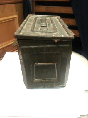 Vintage Military Metal Ammunition Box (Amm Box Cal. 50M2) | eBay