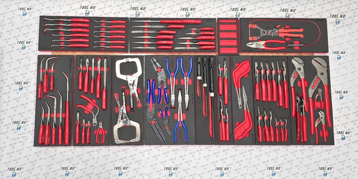 Snap-on Tools USA NEW 78-Piece Cloud 9 Ultimate Plier Drawer Foam