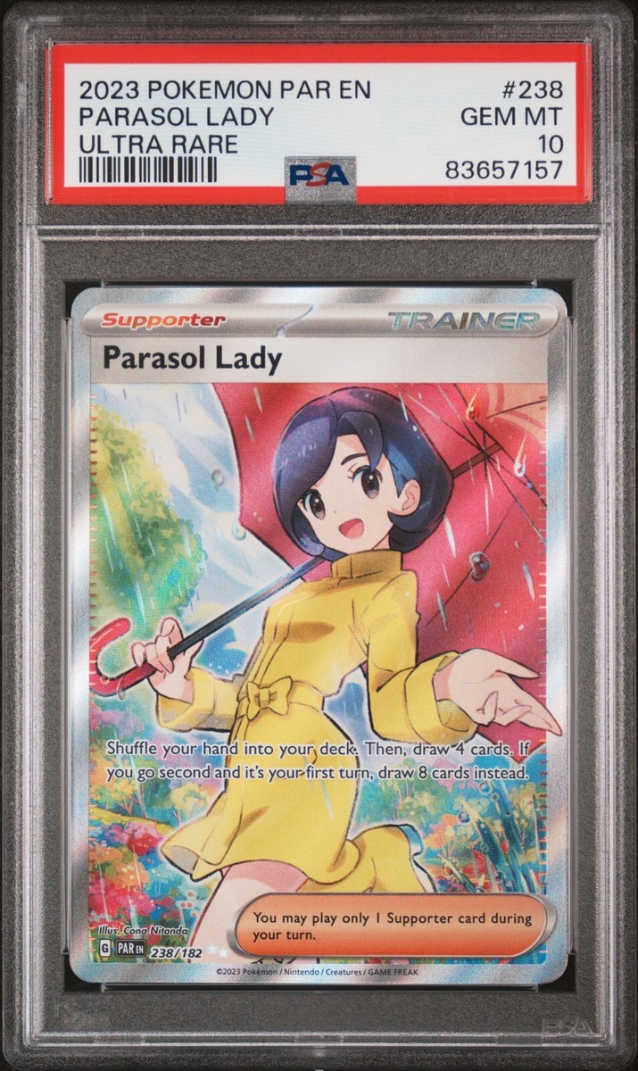 Parasol Lady 238/182 PSA 10 - Scarlet & Violet Paradox Rift | eBay