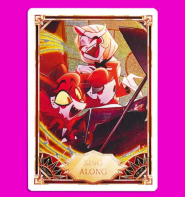 Hazbin Hotel Trading Card - Sing Along Promo ( PR-10 ) Foil