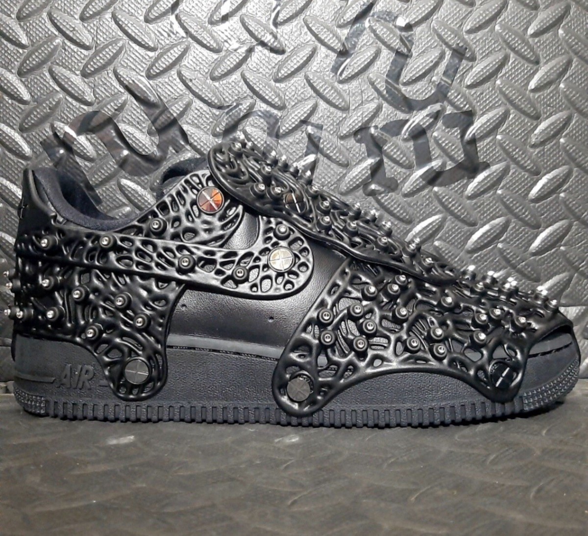 Size 8.5 - Nike Swarovski x Air Force 1 LXX Black W | eBay