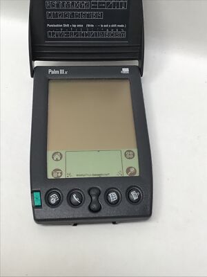 Vtg Palm Pilot III 3Com PDA Flip Cover Handheld Organizer Missing