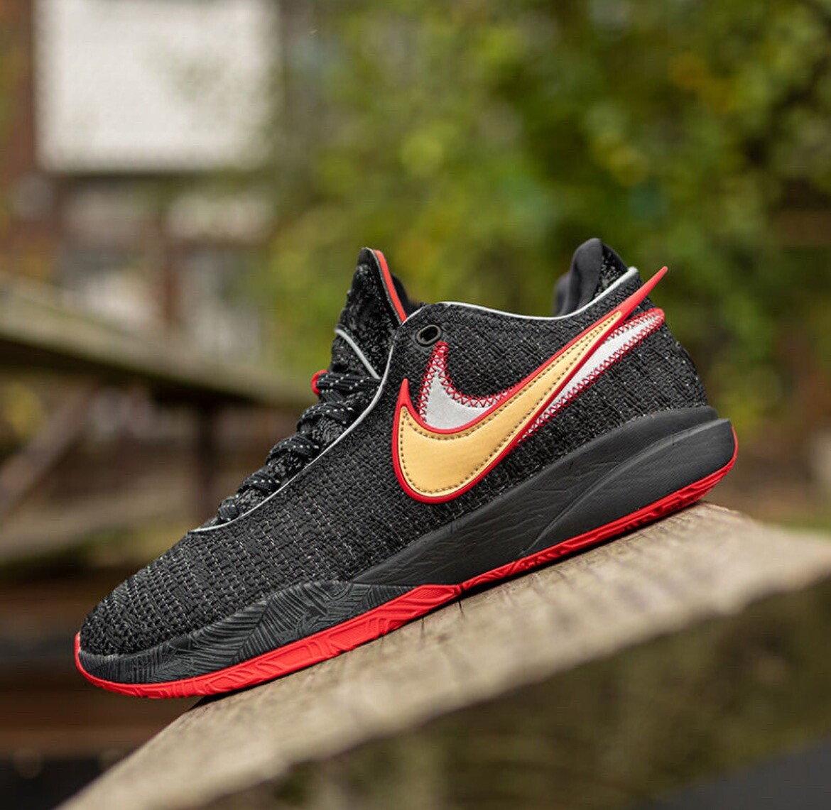 Nike LeBron 20 'Trinity' Basketball Shoes Black/Red DJ5423-001