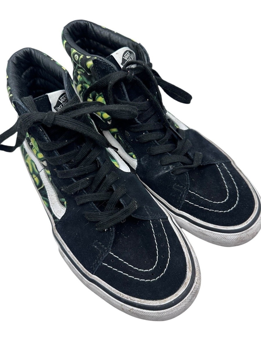 VANS Sk8-Hi x Supreme Glow-In-The-Dark Skull Pile 2018 High Tops