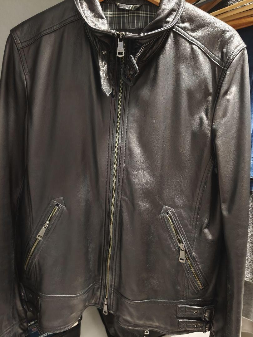 Burberry Black Label leather jacket | eBay