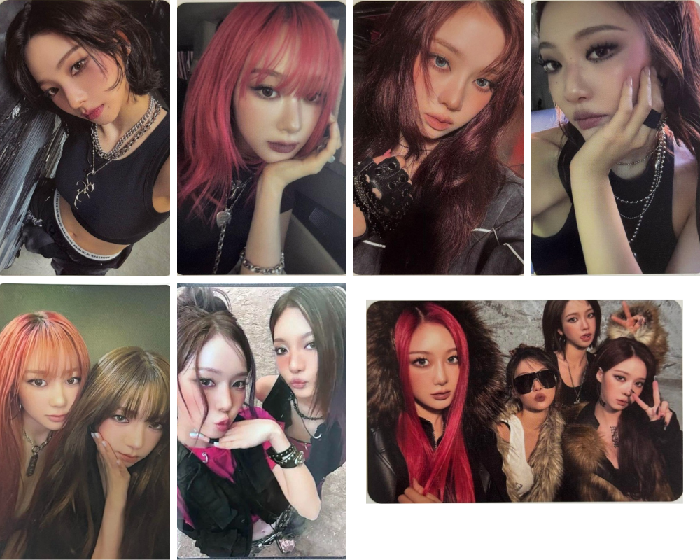 aespa Dirty Work Dirty Japan Crew Ring Ver. Official Photocard