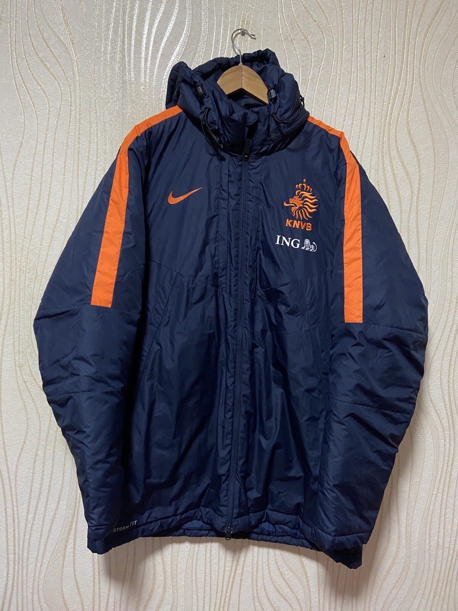 NETHERLANDS FOOTBALL SOCCER STORM FIT COAT JACKET NIKE sz 2XL MEN
