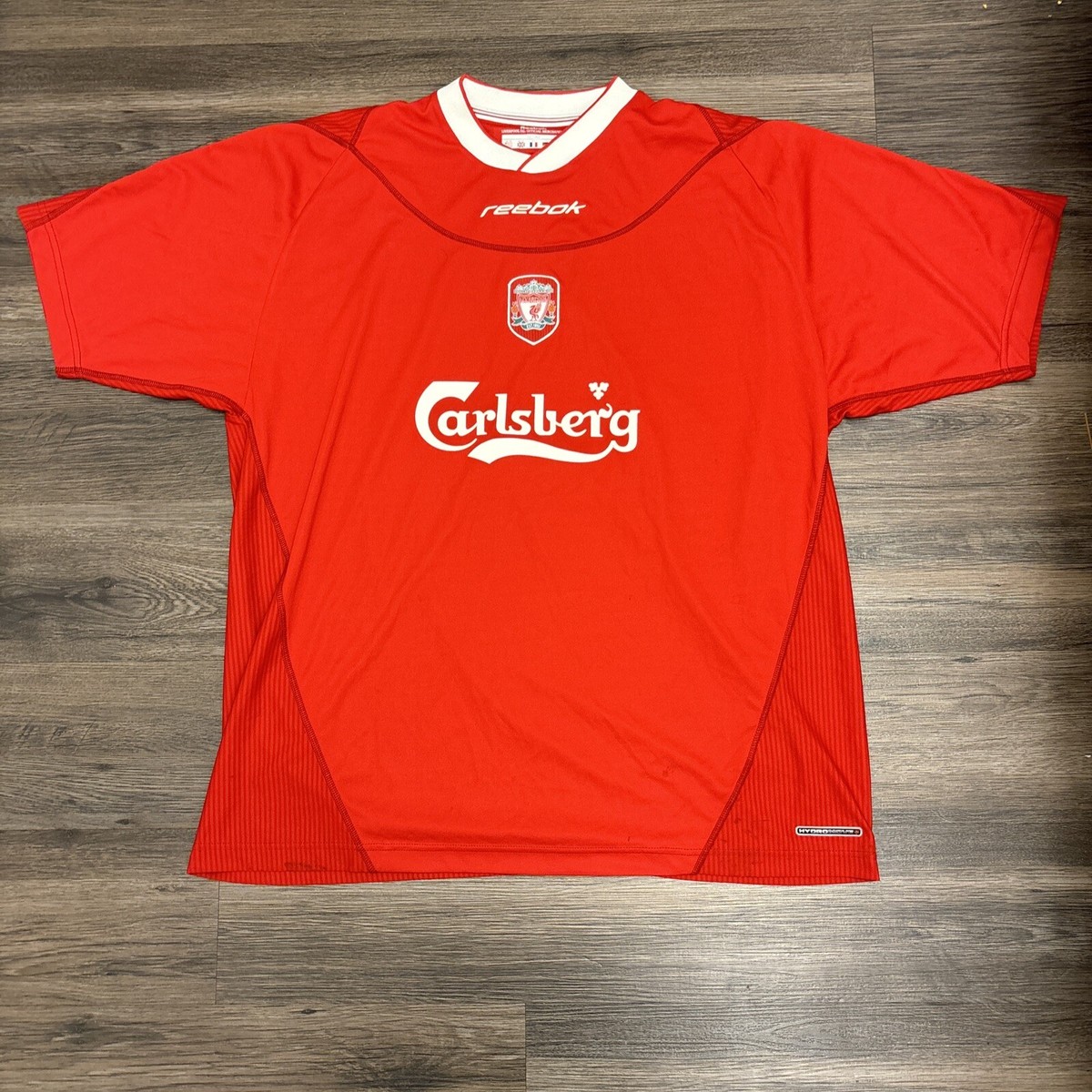 LIVERPOOL 2002 2004 HOME FOOTBALL SHIRT SOCCER JERSEY VINTAGE RED