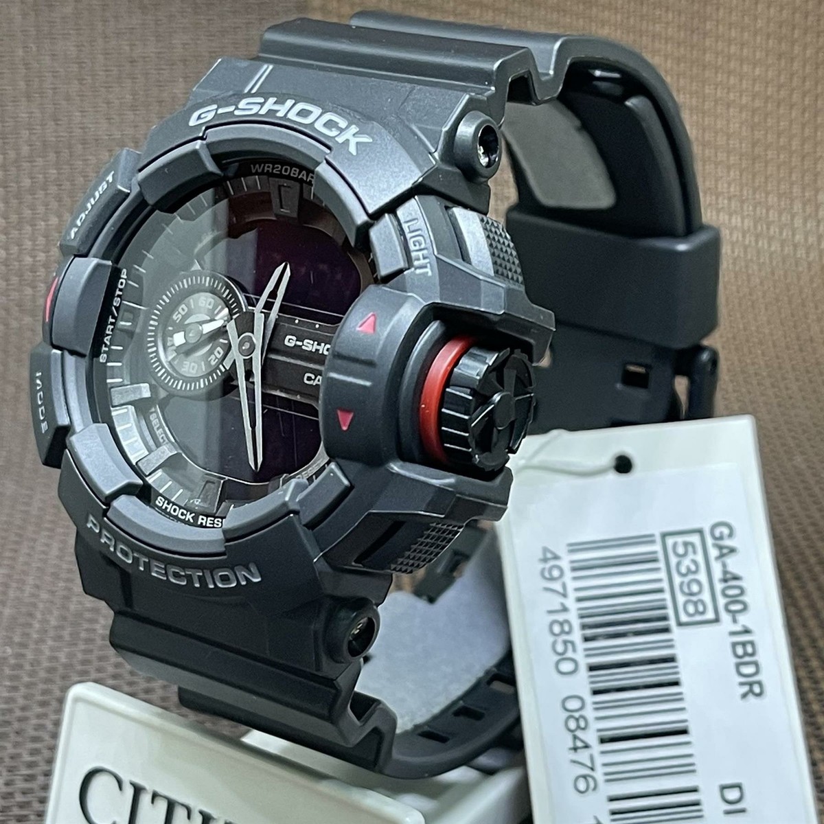 Casio G-Shock GA-400-1B Magnetic Resistant Standard Analog Digital