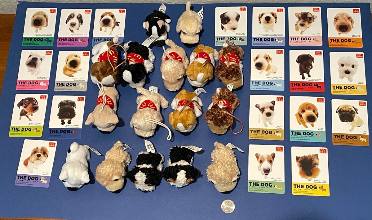 RARE The Dog Artlist Collection 2003-2007 Plush Dog & Cards