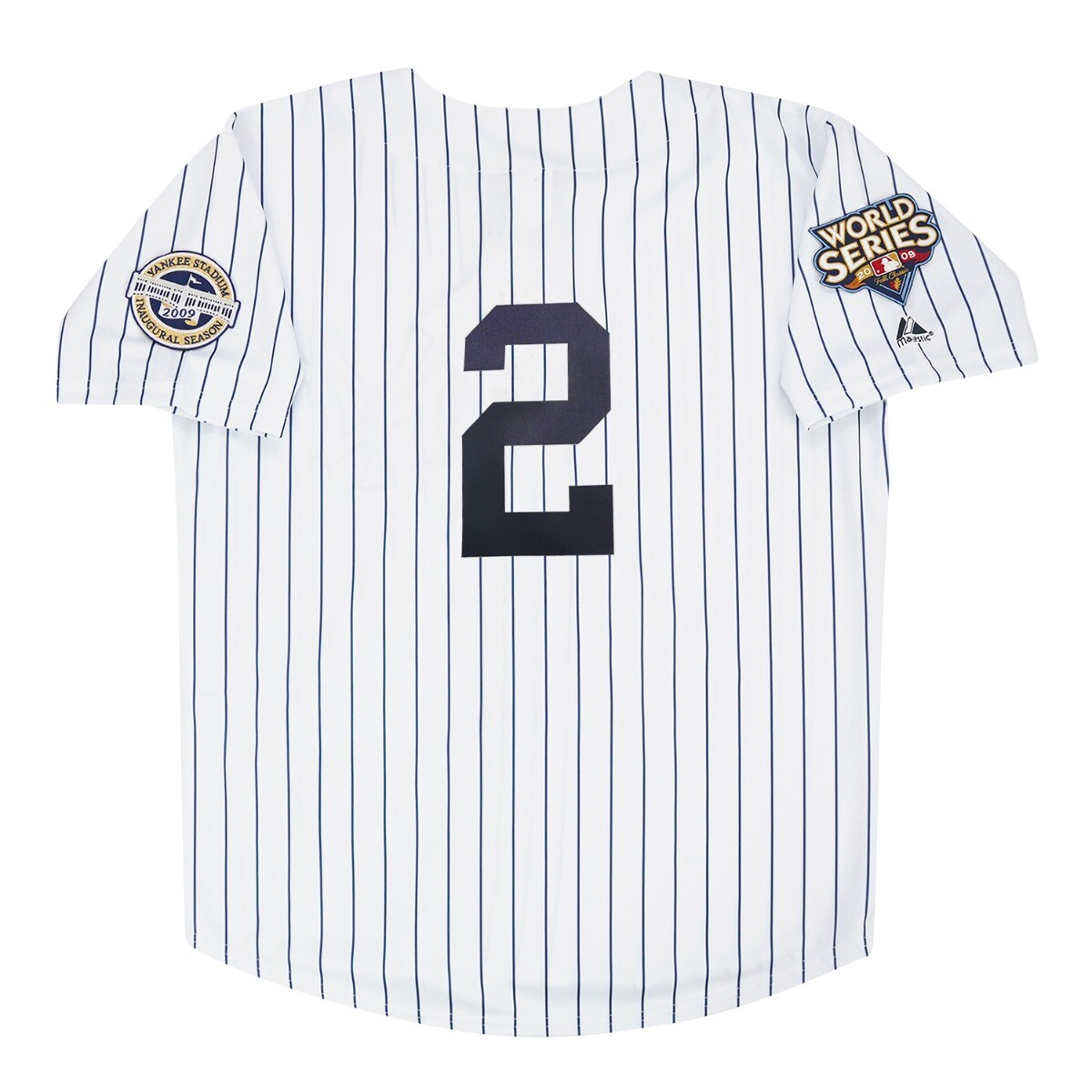 Derek Jeter 2009 New York Yankees World Series White Home Men's