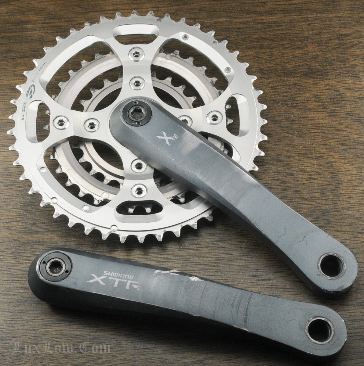 Vintage Shimano XTR 175mm9s Mountain Bike CRANKS