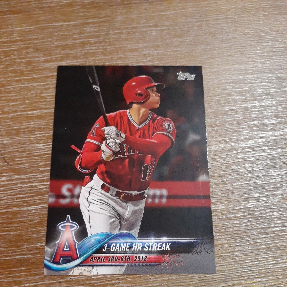 2018 Topps Update Series SHOHEI OHTANI 3-Game HR Streak Rookie