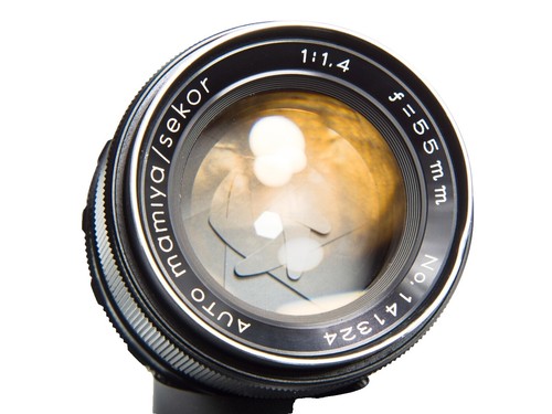 Exc+5] Mamiya Sekor DS 105mm F3.5 Blue Dot Lens for TLR C330 C220