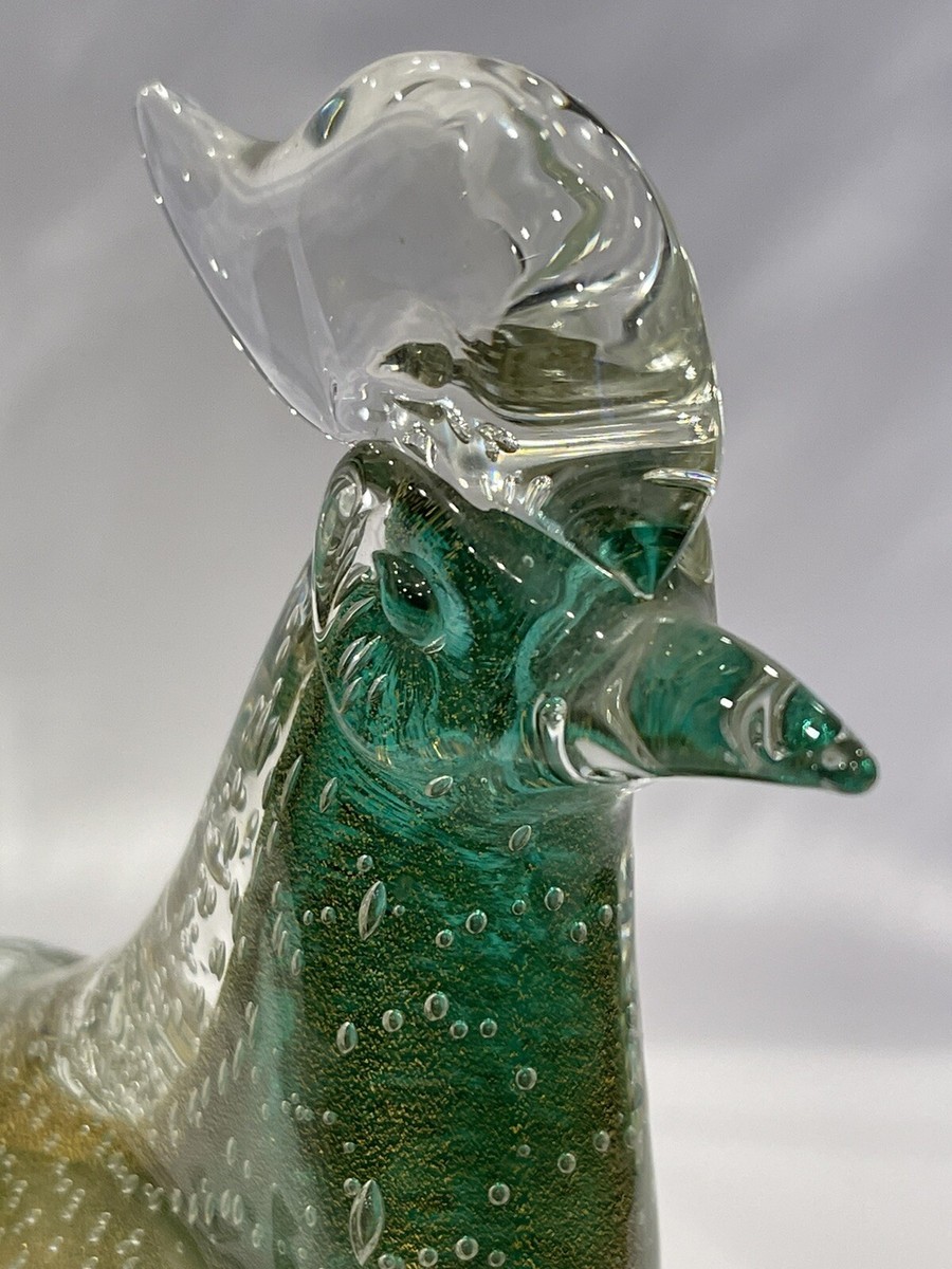 MURANO RARE VINTAGE c1950 ARCHIMEDE SEGUSO GLASS PHEASANT