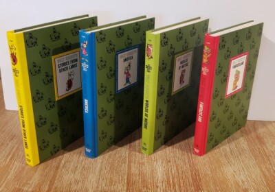 The Wonderful World of Walt Disney 4 Book Set with Slip Cover