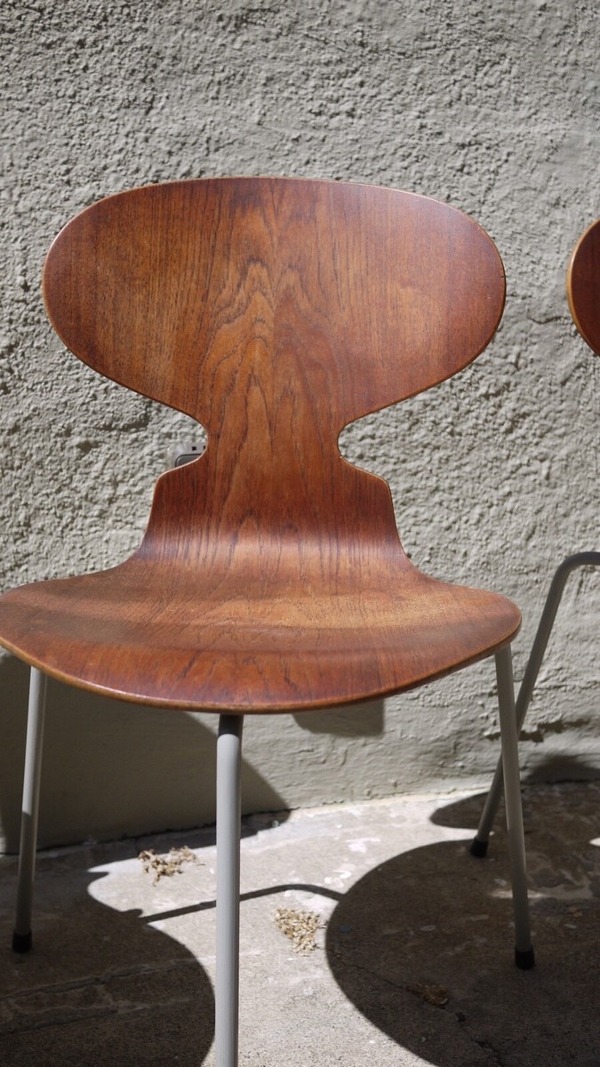 2 x Arne Jacobsen Ant Chair 1952 * First Edition * RARE Vinyl