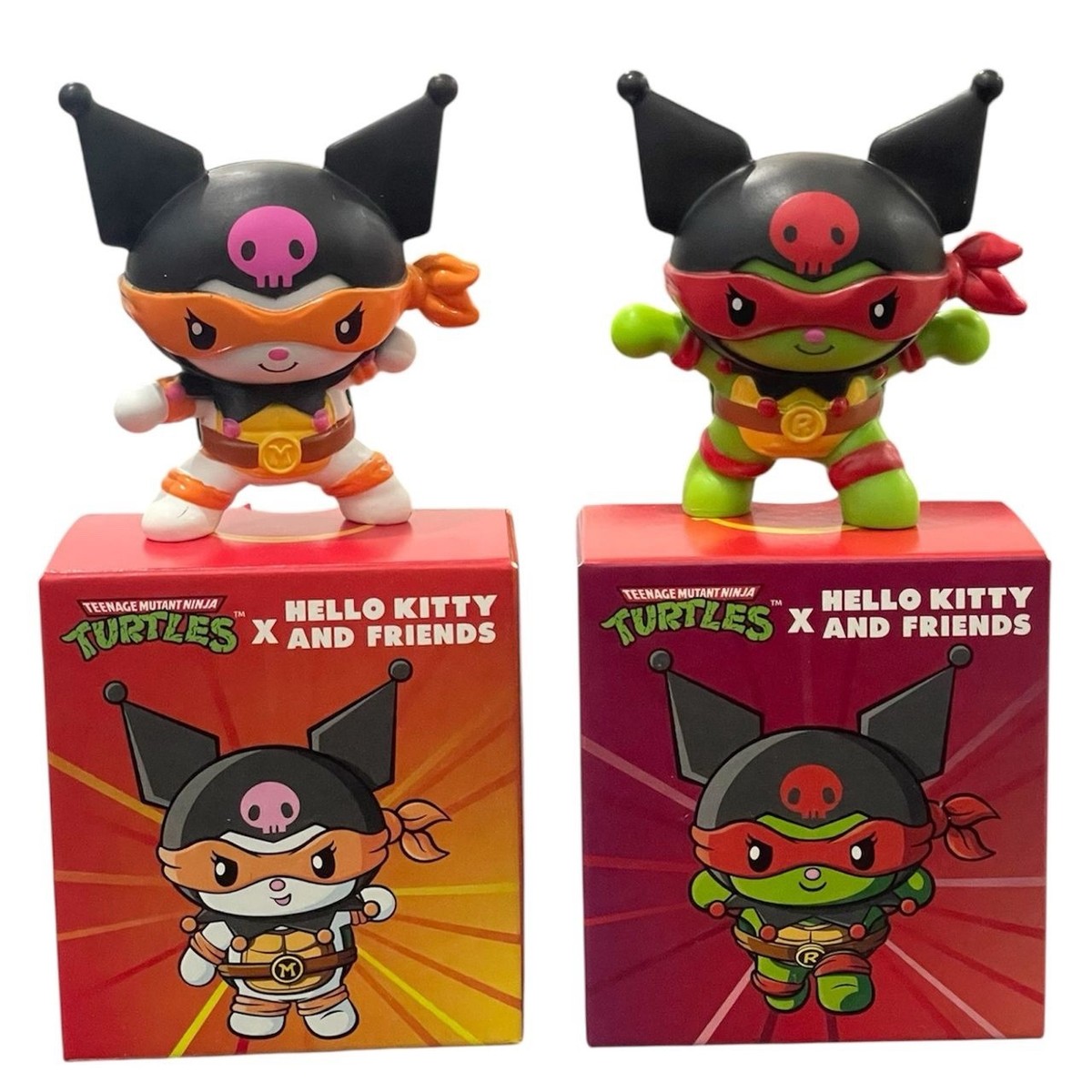 COMBO 2pcs Mcdonalds Teenage Mutant Ninja Turtles x Hello Kitty