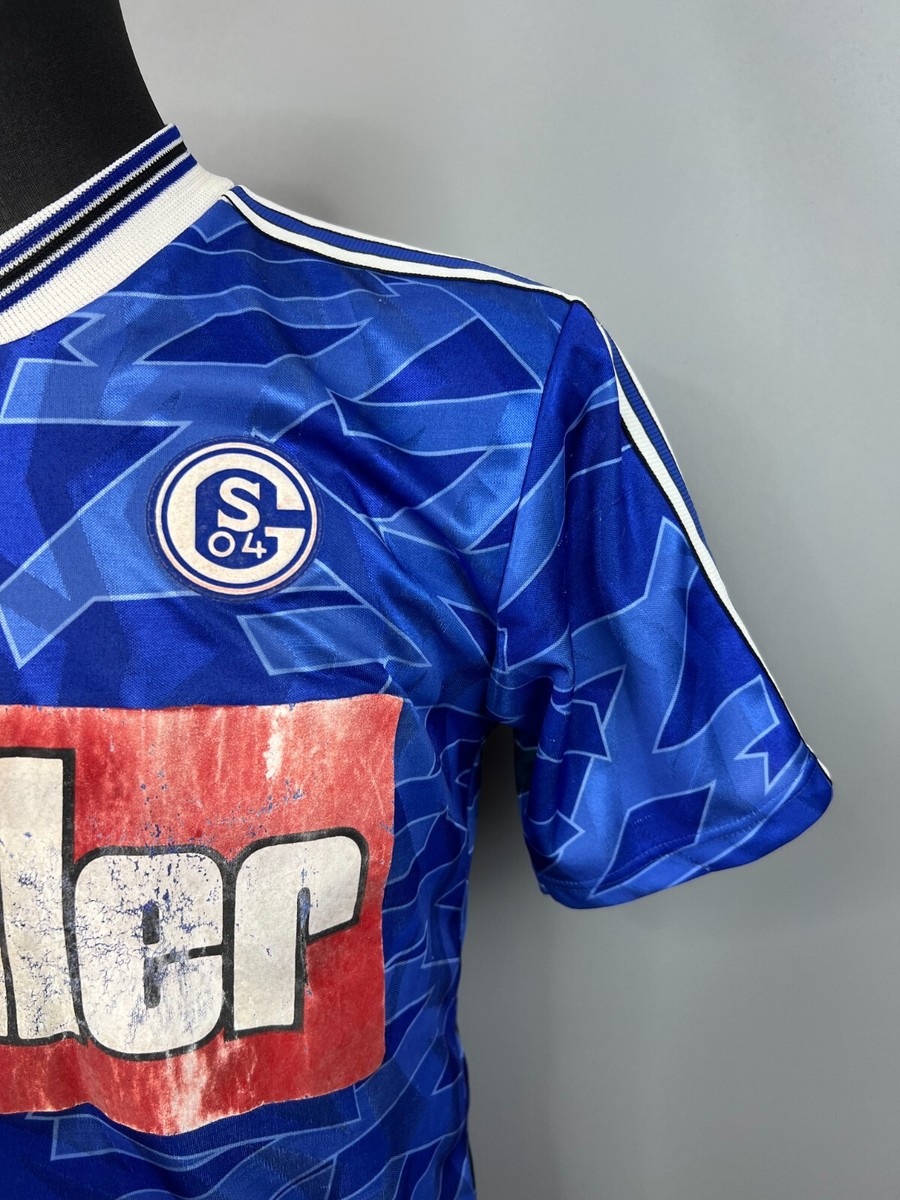SCHALKE 1993 1994 HOME SHIRT VINTAGE FOOTBALL SOCCER ADIDAS MENS