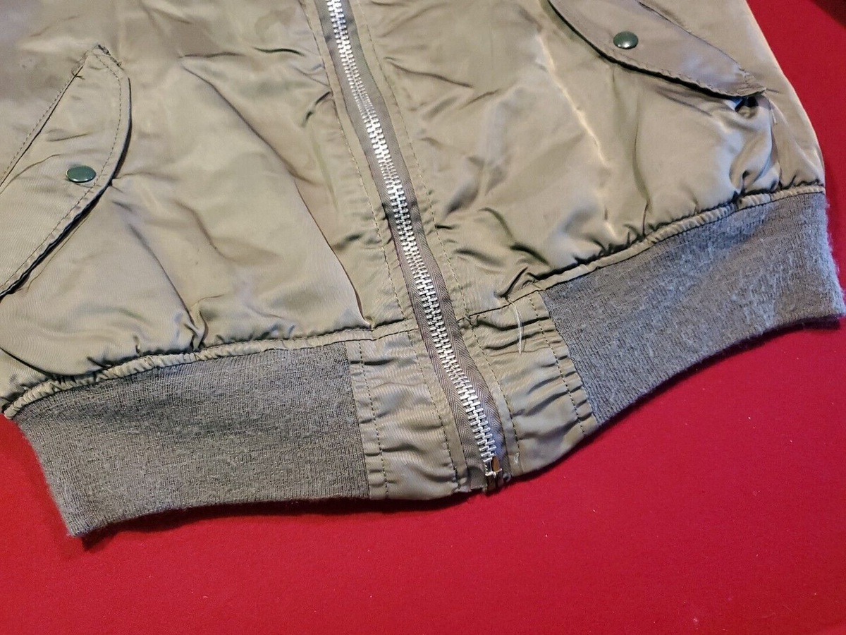 Vintage ALPHA INDUSTRIES MA-1 Flyer USAF MIL-J-82790J Reversible