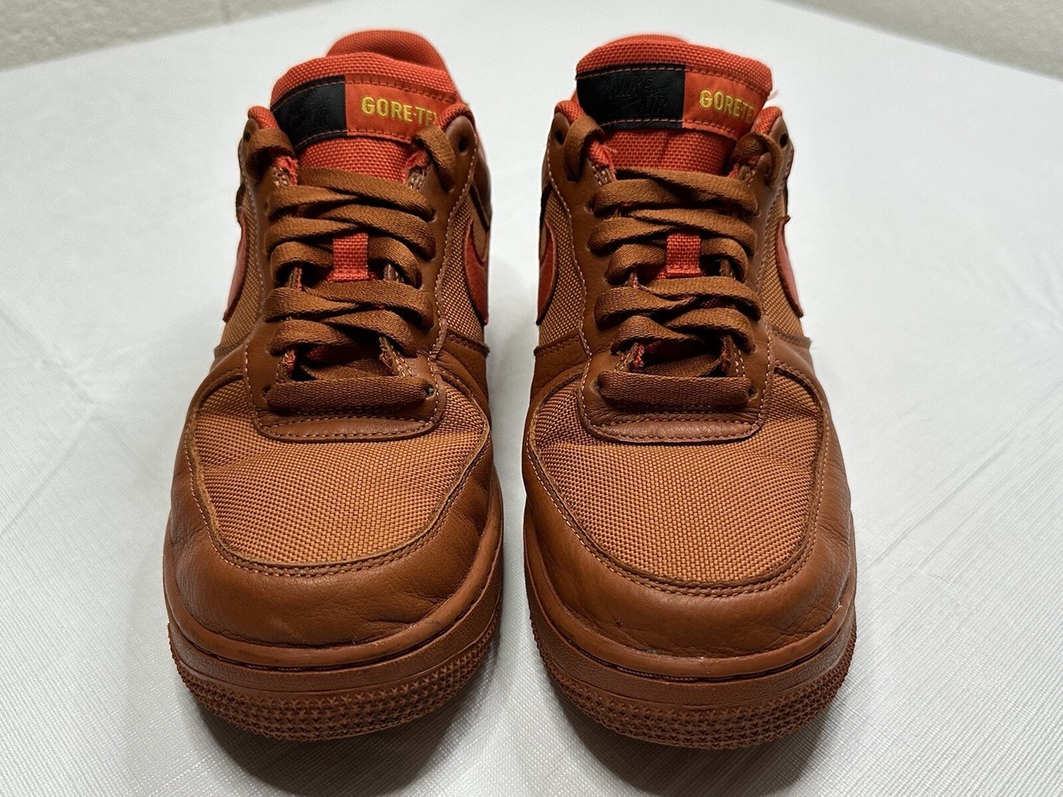 Men's Nike Air Force 1 Low x Gore-Tex Orange Size 8 CK2630-800