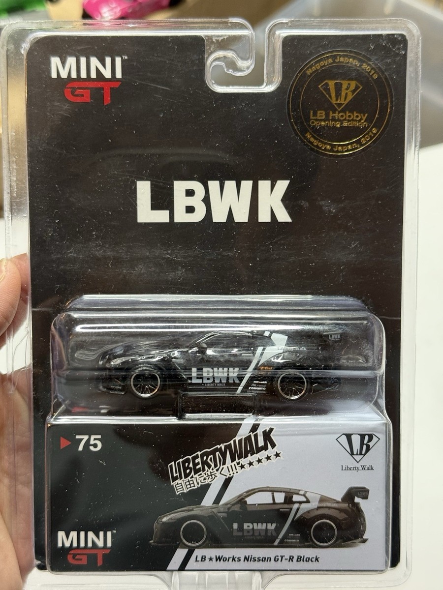 MiniGT 1:64 LB Works Nissan GT-R R35 Black #75 | eBay