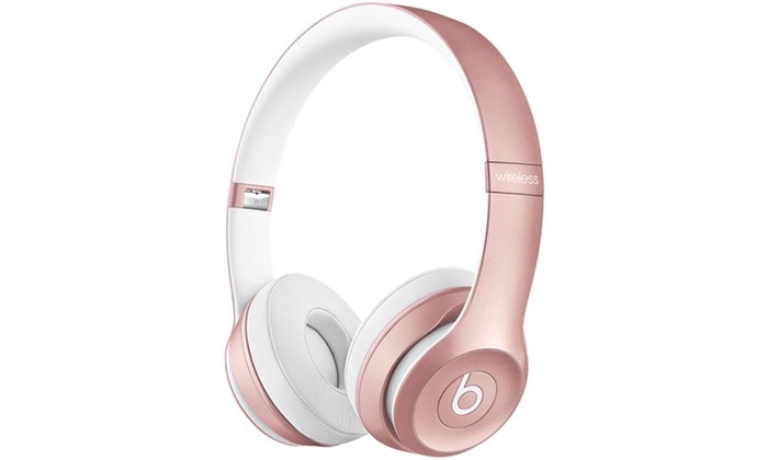 Beats by Dr. Dre Solo 3 Wireless Headband On-Ear Headphones Rose