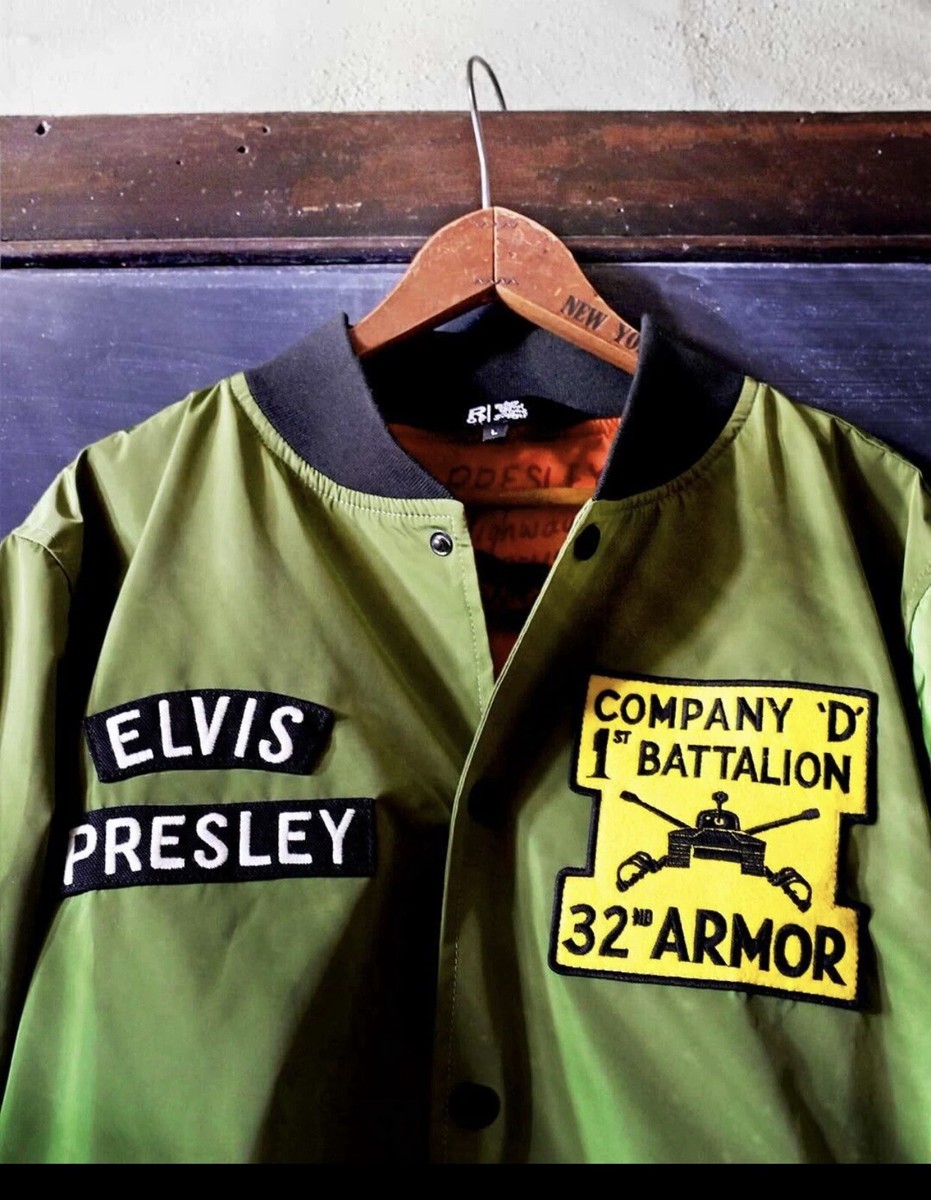 Elvis Presley Roots Of Fight Military Stadium Jacket XXL New With