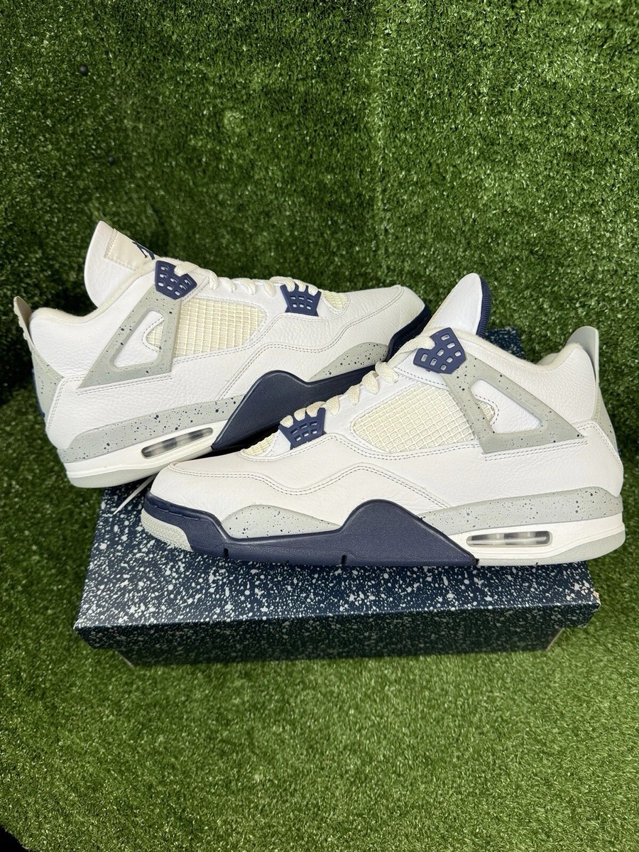 Nike Air Jordan 4 Retro Midnight Navy Size 13 DH6927-140 OG Cement