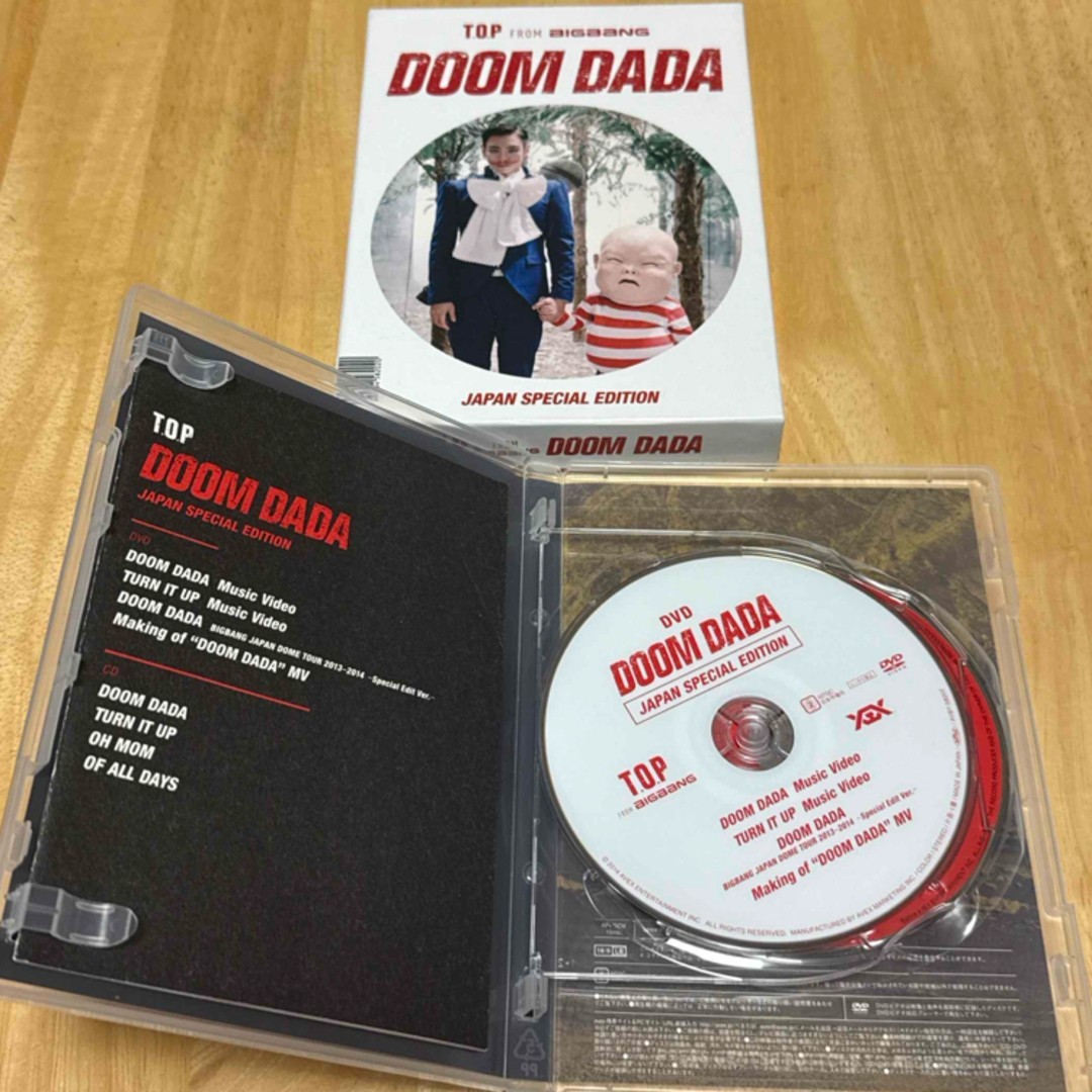T.O.P Doom Dada CD+DVD Special Edition BIG BANG From Japan | eBay