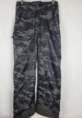 RLX Ralph Lauren Women's Black Camo Snowboard Ski Pants Recco Size