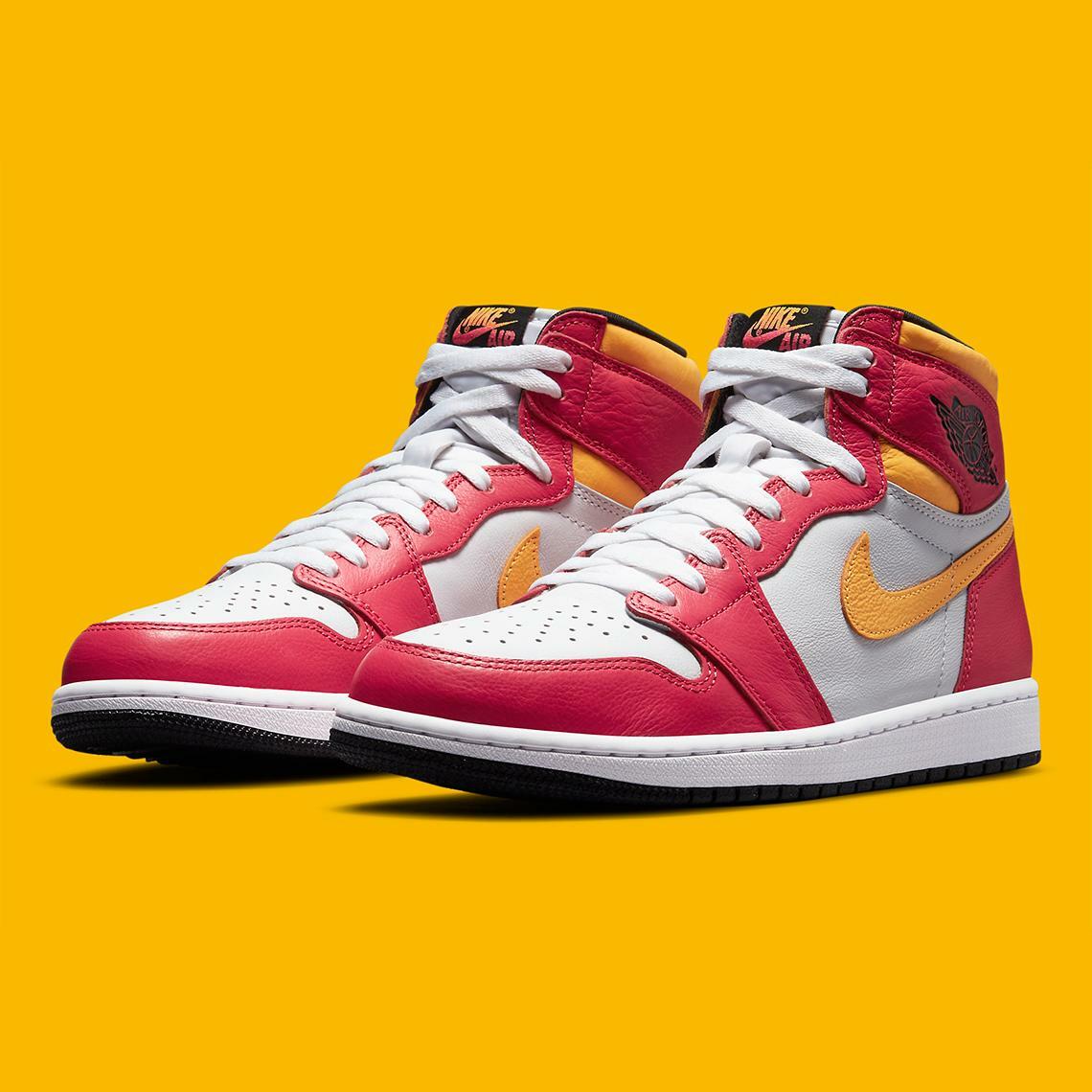 Jordan 1 Retro High OG Light Fusion Red (555088-603) - Size 11.5