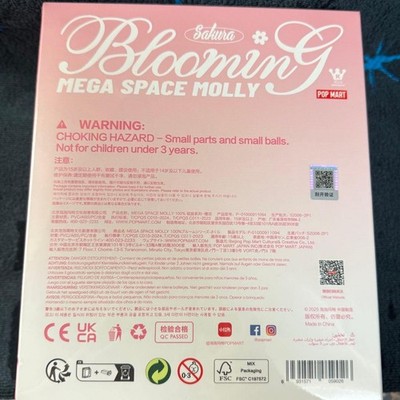 POP MART MEGA SPACE MOLLY 100% Blooming-Sakura JAPAN Limited