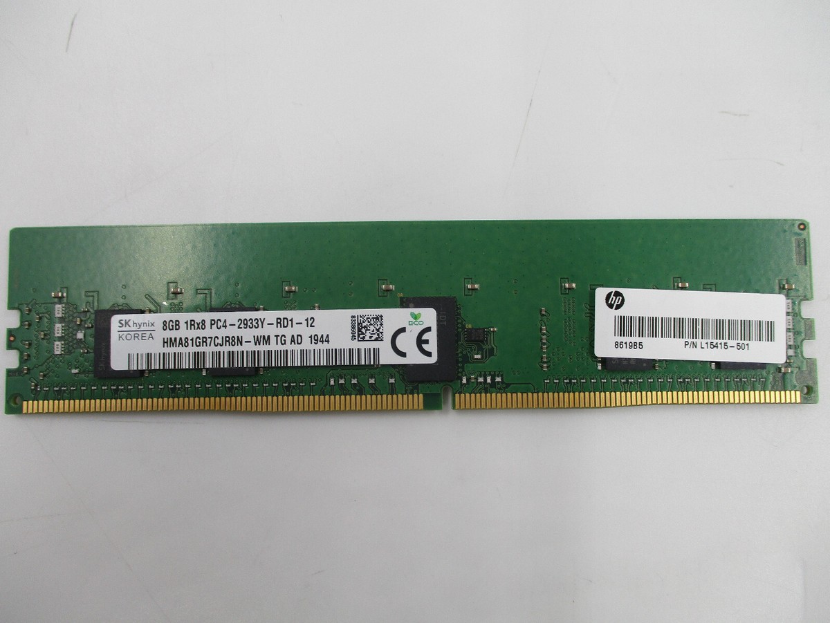 SK Hynix 8GB 1Rx8 PC4-2933Y ECC REG Memory HMA81GR7CJR8N-WM Tested