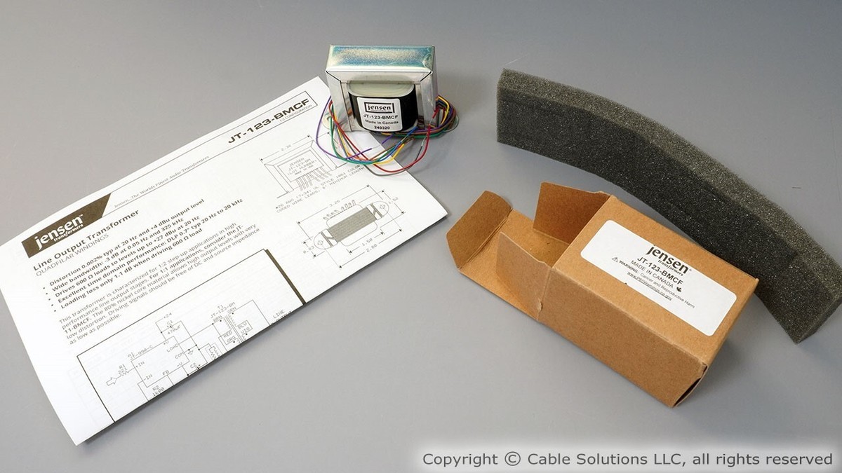 Line Output Transformer, 80% nickel laminations, Jensen