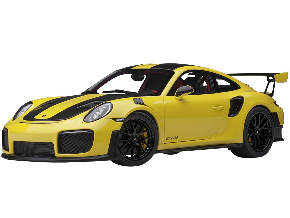 PORSCHE 911 (991.2) GT2 RS WEISSACH PACKAGE YELLOW 1/18 MODEL CAR