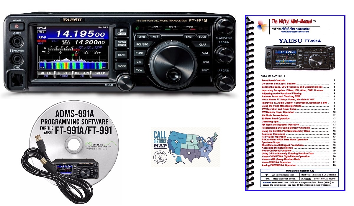 Yaesu FT-991A HF/VHF/UHF All Mode Transceiver - Radio and